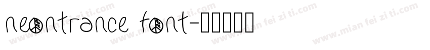 neontrance font字体转换